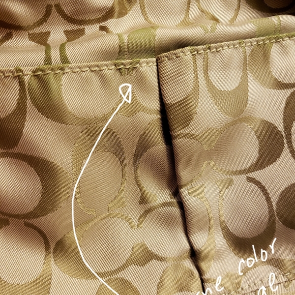 **SOLD** Tan/Beige Coach Pebble Leather Handbag - Picture 12 of 12